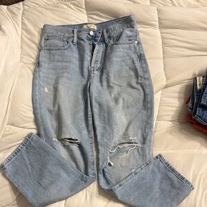 Madewell size 27, the perfect vintage crop jeans